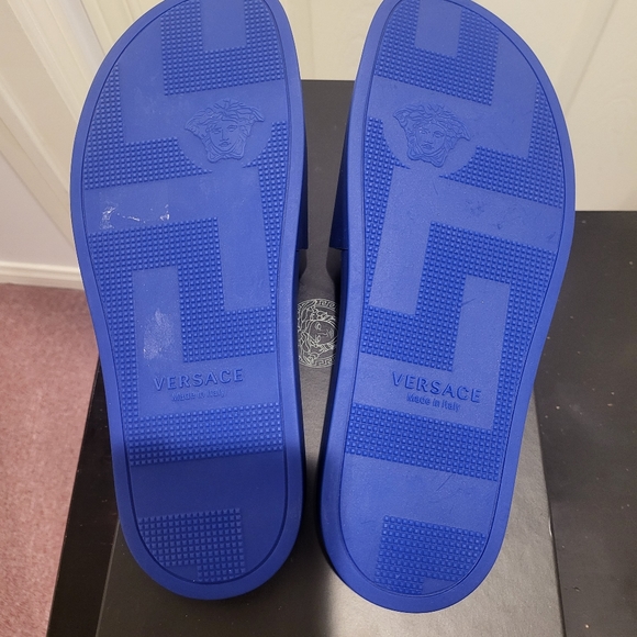 VERSACE Le Medusa Leather Slides -UNISEX - Picture 7 of 8